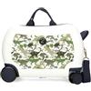 Movom Raptors Zaino per la scuola, dinosauri, in ABS, un materiale rigido e leggero, Molteplici possibilità di utilizzo, diversi scomparti, Chiusura a combinazione laterale, by Joumma Bags