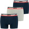 Levi's Boxer, Boxer Uomo, Navy/Grigio, S