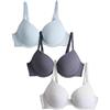 Marks & Spencer Donna Reggiseni Push-Up con Ferretto in Cotone 3-Pack