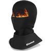 Blicount - Passamontagna invernale Balaclava per uomo e donna, antivento, calda, maschera da sci, passamontagna, scaldacollo traspirante per moto, sci, sport all'aria aperta, Nero , Taglia unica