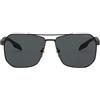Prada Occhiali da Sole Linea Rossa LINEA ROSSA SPS 51V Black Rubber/Grey 62/14/140 uomo