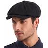 ZLYC Newsboy Berretto da uomo traspirante estivo piatto leggero vintage Ivy Cabbie berretto berretto