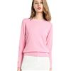 Alloaone Pullover Maglione in cashmere Donna Maglia Basic O-Collo Maglione