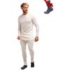 Merino.tech Intimo Termico Uomo Lana Merinos - Completo Termico + Calzini | Maglia e Pantaloni Leggero, Medio, Pesante, Traspirante, Drenante, Anti-Odore, Non Pizzica per Trekking, Sci, Outdoor