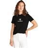 Calvin Klein Donna T-Shirt Maniche Corte Shadow Graphic Tee Regular Fit, Nero (CK Black), S