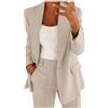 Generic Tailleur Donna Pantalone Elegante Passeggio Lino Grigia Calde Felpa Garzata Economica Weightlifting Homewear Autunno Antico Brillantini Jeans Corsa Nylon Pattinaggio S Morbide Tutte