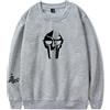 zhedu MF Doom Felpa Unisex Tuta da Donna/Outwear da Uomo Harajuku Streetwear Rapper Americano Abiti di Moda Taglie Forti (XL,Color 2)