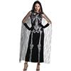 EraSpooky Scheletro Ragnatela Donna Halloween Costume