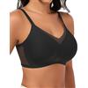 Jiuday Reggiseno traspirante senza ferretto da donna Jelly Soft Bra | Bralette in rete senza cuciture con supporto imbottito Jelly Push-Up, morbido e traspirante per l'uso quotidiano