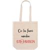 La Ruotante Borsa tote bag shopper con frasi sarcastiche | Idea regalo