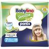 MEGA DISPOSABLES SA Babylino sensitive cotton soft pants unisex 7 15-25kg 28 pezzi confezione risparmio
