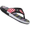 Gyios Infradito Uomo Uomini 5cm A Righe Spesse Tessuto Eva Flip Flops, Traspirante Leggero Anti-scivolo Tanga Sandali Per Ins Stile Spiaggia All'aperto-red-40