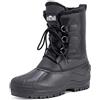 Polar Uomo Allacciare Short Nylon Inverno La Neve Pioggia Allacciare Impermeabile Anatra Stivali