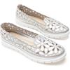 GLAMORA Ballerine da donna traforate design floreale scarpe piatte piattaforma leggera suola flessibile antiscivolo soletta morbida confortevole traspirante scarpe estive
