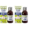 Vivin Tosse Complete - 150 ml. Sciroppo per mal di gola, tosse secca e tosse grassa a base di estratti vegetali. Protegge e promuove l'idratazione della mucosa faringea. Senza Glutine.