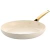 Blue Diamond White Diamond Padella, 28 cm, Rivestimento Diamanti, Senza PFAS, Alluminio, Induzione, Adatta al Forno 200 °C, Lavabile in Lavastoviglie, Bianca