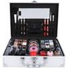 2K All About Beauty Train Case Complete Makeup Palette