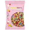 Honeyberry Zuccherini Decorativi per Dolci Naturali e Commestibili 55g - Codette di Zucchero Colorate per Decorare Torte, Cupcakes, Biscotti, Gelati, Dessert e Come Toppers per Glasse (Stelle Colorate)