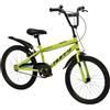 Huffy Pro Thunder - Bicicletta da bambino, 20 pollici, 6-11 anni, verde acido, Parziale Parziale, Manubrio Stile BMX, Freni a doppia pinza
