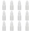 PATIKIL Ricambio Inchiostro 0.33oz Per Timbri E Cuscinetti Inchiostrati, 12Pezzi Ricarica Inchiostro 10ml Per Timbro Ufficio Timbro Autoinchiostrante Timbro Data Scrapbooking, Bianco
