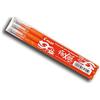 Pilot Frixion Refill per Penna a sfera, Orange, Set da 3
