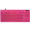 Logitech G Tastiera Da Gioco - Cablata - Logitech G - Pro X Tkl Rapid - Azerty - Rosa