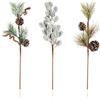 com-four® 3x composizioni decorative, ramoscelli come fantastiche