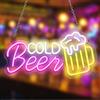 GBKDQQ Targa da birra al neon con illuminazione a LED dimmerabile, funzionamento USB, per bar, club, feste, bistro e decorazioni per la casa
