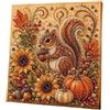 Generic Kit per pittura con perle autunnali, kit fai da te per principianti, 19,8 cm, scintillante autunnale, decorazione per la casa, regalo per la decorazione della casa, raccolto autunnale, Ringraziamento