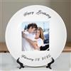 ZYHJJ Piatto Decorativo in Ceramica Personalizzato,con Foto e Testo Stampati,con Supporti,Decorazione della Cucina della Sala da Pranzo del Soggiorno,per Compleanno