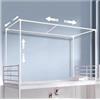 HPMCVE Struttura per letto a baldacchino, baldacchino a scomparsa per letto a castello, supporto per baldacchino per letto singolo, supporto universale telescopico in metallo per zanzariera per dormitorio