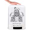 Angry Egg Boy Luce notturna touch, Lampada da comodino con altoparlante Bluetooth con foto personalizzata e porta di ricarica USB veloce, Luce RGB bianca calda regolabile per camera da letto/campeggio all'aperto