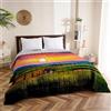 IL BOTTEGONE Copriletto Trapuntato Trapuntino Quilt con Stampe Digitali Mezza Stagione Colore: Dis.14 Taglia: Matrimoniale