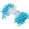 PATIKIL 3mm Doppio Teste Fiore Stame 150pz Artificiale Pistillo Opaca Floreale per Fai da Te Natale Cartolina Matrimonio Decorazione Blu