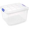 Acan Plastic Forte - Contenitore in plastica Nº 2 - 25 litri, cestino per l'ordine, riporre oggetti 25,3 x 42,3 x 35 cm. (senza ruote, 25 litri)