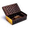 CRIGEMA - Ambra incenso solido dall'India - Pezzo da ca. 20-25 gr - Kit con Scatola perforata (AMBRA VANIGLIA)