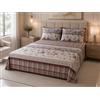 Tex family Completo Lenzuola Tirolese Rush 100% Cotone Made in Italy con Sciatori, Cabinovie e Montagne - Una Piazza