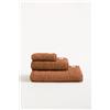 GAMUSI Set Completo Asciugamani da Bagno 3 Pezzi 100% Cotone - 30x50 cm, 50x100 cm, 100x150 cm, 600g/m², Terracotta.