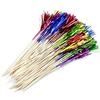 BaiJ Bastoncini per Cocktail,100 Pezzi Fuochi D'artificio Cocktail in Legno Stuzzicadenti per Cocktail Plettro di Palma per Torte Decorazioni Bar Articoli per Feste 9 Pollici