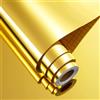 FunStick Carta Adesiva Specchio Oro 30CM×2M Flessibile Specchi Adesivi da Parete Bagno Camera da Letto con Specchi Oro Wrapping Pellicola Specchio Adesiva per Mobili Muro Fai da Te Impermeabile