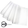 SHENSAIGO 8 tappetini antibatterici per frigorifero, colore bianco | Tappetino antiscivolo per frigorifero, fai da te, ritagliabile, per cassetti, scarpe, armadi, 29 x 45 cm