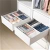 LAJIAKE Set di 8 organizer per cassetti per armadio PAX, 50 x 58 cm, bianco