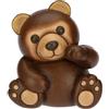 THUN, Orso Bruno in Ceramica da Collezione, Linea AbbracciAMI, Statuine da Collezione, Idea Regalo per Natale, 9,6 x 7,7 x 10,8 cm