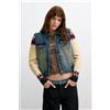 Desigual, Giacca di jeans combinata, Blu, L
