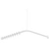 Hewi System 900 asta per tenda doccia 24 St., accorciabile La: 1187 mm, 900.34.10660 DX, System 900 bianco opaco [Accessori Bagno > Tende Doccia]