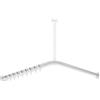 Hewi System 900 asta per tenda doccia 24 St., accorciabile La: 1187 mm, 900.34.106XA, System 900 acciaio inox spazzolato [Accessori Bagno > Tende Doccia]