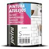 JOVIRA PINTURAS Vernice Per Piastrelle 750 ml |satinato a Base d'acqua. Date un nuovo look alla vostra cucina e al vostro bagno. (750 Millilitri, Bianco)