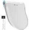 Sanyipace Tavoletta WC Giapponese Intelligente - Copriwater Elettrico con Bidet Integrato, Sedile Riscaldato, Apertura Automatica, Acqua Calda, Asciugatura e Telecomando, Sedile WC Intelligente, Forma U