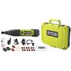 Ryobi RRT12-120BA335, Utensile Rotativo 12V con 1 Batteria al Litio Integrata da 2.0 Ah, Valigetta con 35 Accessori, 3 Guide di Taglio, Attacco da 3,2 mm, Utensili Multifunzione