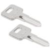 MR-KEY 2x Chiavi di ricambio compatibili con Southco Mobella, serrature per porte di cabina e d'ingresso per barche - tagliate a codice 824